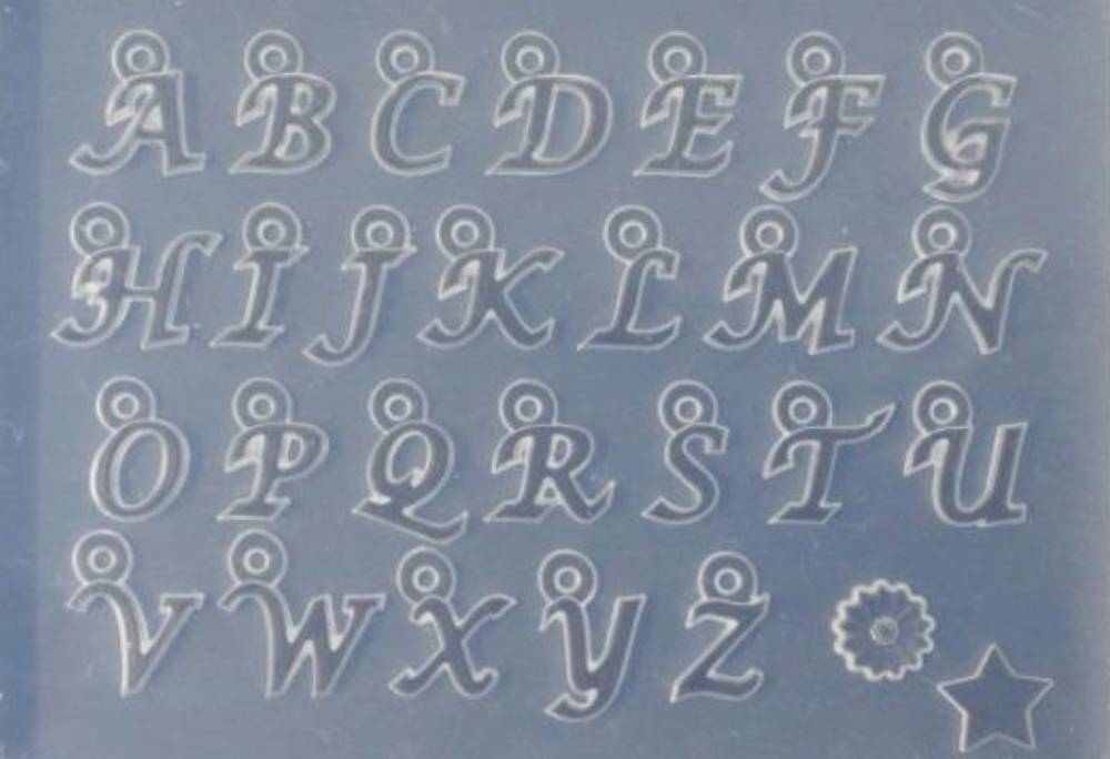 Mal alfabet (met hangeroogje)