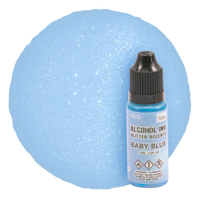 Alcohol Inkt Glitter Accents Baby Blue 12ml