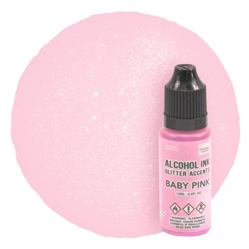 Alcohol Inkt Glitter Accents Baby Pink 12ml