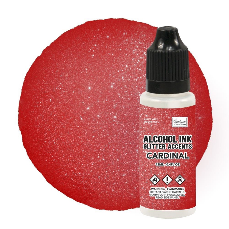 Alcohol Inkt Glitter Accents Cardinal 12ml