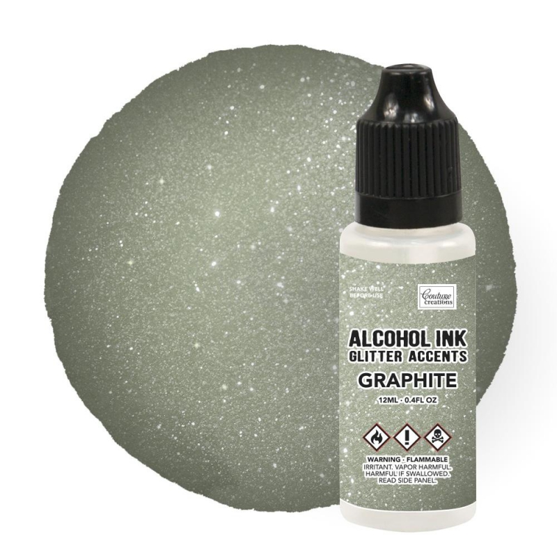 Alcohol Inkt Glitter Accents Graphite 12ml