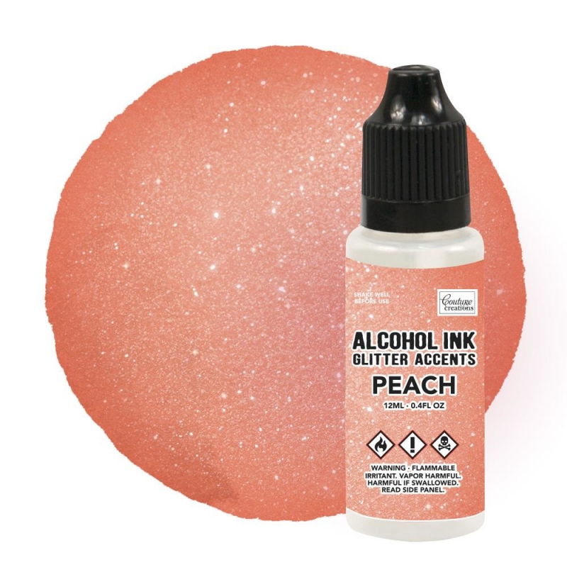 Alcohol Inkt Glitter Accents Peach 12ml